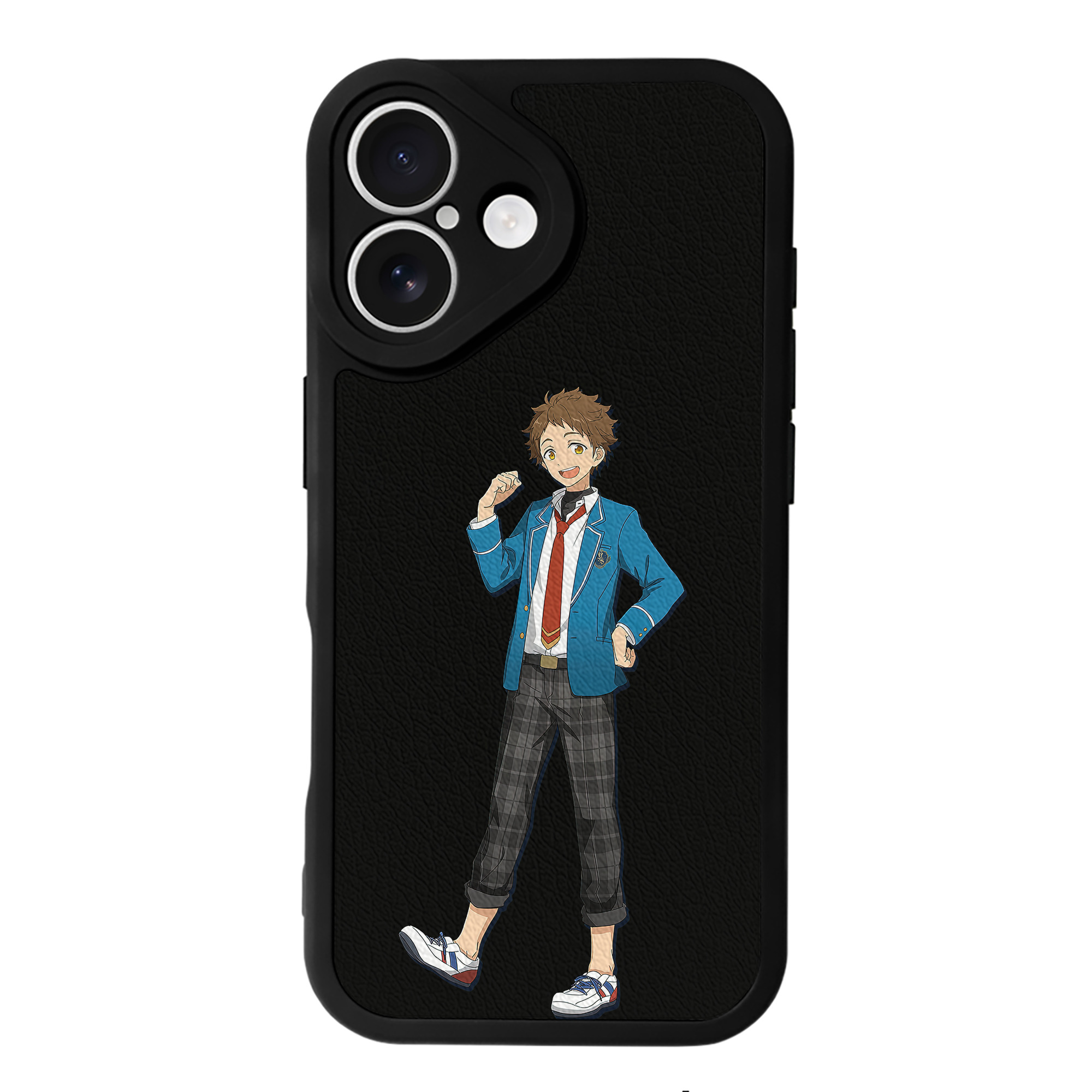 （画像用） あんさんぶるスターズ! Ensemble Stars 【iPhone 16シリーズ対応】シリコンスマホケース（レザー調） 材質：シリコン